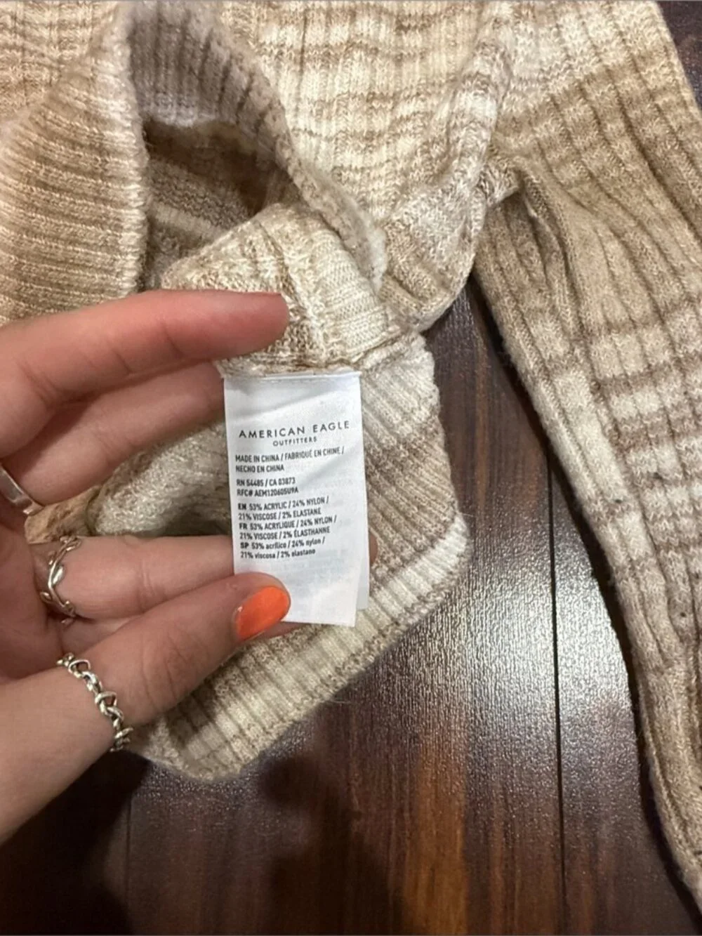American Eagle Outfitters ribbed knit
